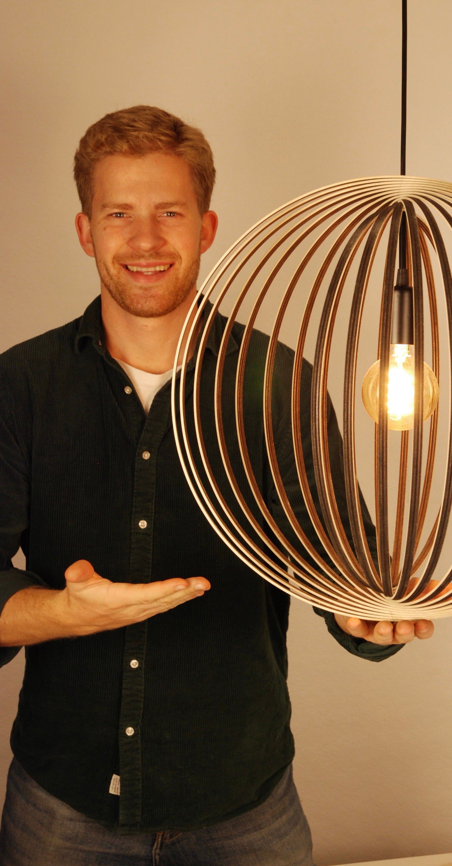 LUWALD, handgemachte Leuchten, Pendeleuchte, Gründer, Martin Förster